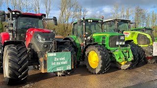 Großes Schleppertreffen in Prüm zur Sternfahrt nach Bitburg am 22012024  Hochkelberg TV [upl. by Aruat]