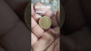 1981 200 Lire Italian Coin💓💓💓 [upl. by Suiramad986]