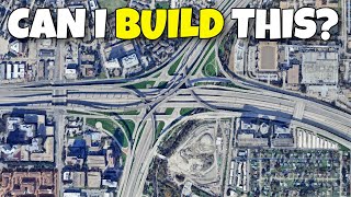 Civil Engineering the Dallas High Five Interchange in Cities Skylines [upl. by Felty500]