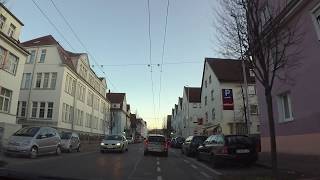 Driving through EsslingenMettingen Germany [upl. by Nilyram]