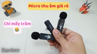 Micro thu âm live stream vlog quay video giá rẻ cho mọi nhà 😍 Boya BYV [upl. by Salter]