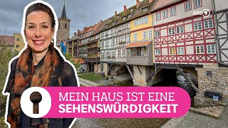 Krämerbrücke Erfurt Wie es sich in einem Wahrzeichen wohnt  ARD Room Tour [upl. by Nolyad47]