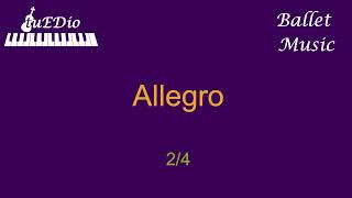 Allegro 24 Vaganova Ballet Music tuEDio [upl. by Alberik521]