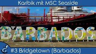 Karibik mit MSC Seaside  3 Bridgetown Barbados  Schnorcheltour  KreuzfahrtVlog 2023  4K UHD [upl. by Reemas854]