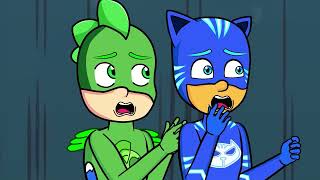 The Pranks Of Catboy Gekko with Owlette  Pj Masks 2D Animation [upl. by Innavoeg]