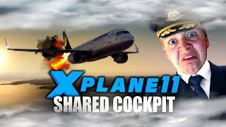 Shared Cockpit Kampf gegen das Wetter  X Plane 11 [upl. by Mcclure]