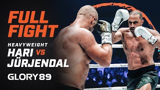 GLORY 89 Badr Hari vs Uku Jurjendal  Full Fight [upl. by Atteynad]