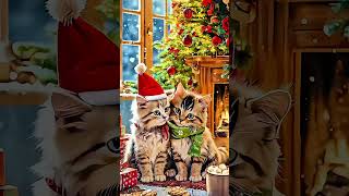 “Kitten’s First ChristmasA Heartwarming Holiday Adventure” christmas christmassongs cat kidcat [upl. by Einnhoj]