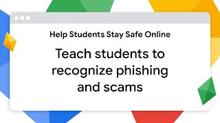 Teach students to recognize phishing and scams [upl. by Auoy]