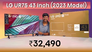 📺 LG UR7500 TV 4K Review Unboxing amp Smart Features with AI ThinQ WebOS Matter Support Alexa 💻 [upl. by Dermot]