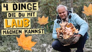 Kann man die Blätter aller Baumarten im Garten nutzen Laub im Gemüsegarten sinnvoll einsetzen [upl. by Clarette]