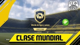 FIFA 17 SBC Desafío de plantillas Híbrido De Paises y Ligas Clase Mundial 4k mas sobre de 25k [upl. by Lemal]