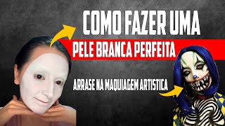 COMO USAR CLOWN BRANCO  TUTORIAL DE MAQUIAGEM ARTÍSTICA [upl. by Sidnarb]