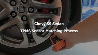 Chevy SS  GM Vehicles  TPMS Sensor Matching Process  Relearn Procedure [upl. by Asir]