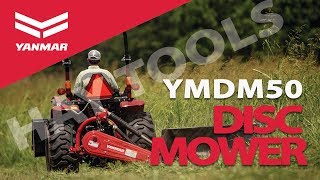 Harvest Hay Tools 1 Yanmar YMDM50 Compact Disc Mower for Hay Harvest  Yanmar Tractor [upl. by Pacien]