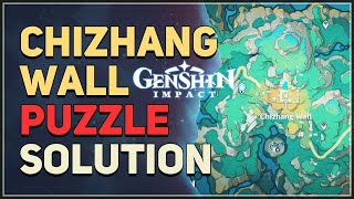 Chizhang Wall Puzzle Genshin Impact [upl. by Edmanda]