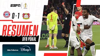 LA XABINETA DIO EL GOLPE Y AVANZÓ A CUARTOS DE FINAL  Bayern Munich 01 Bayer Leverkusen  RESUMEN [upl. by Anirehs]