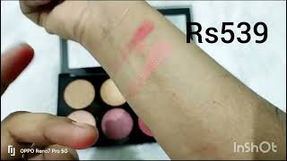 nykaa Swiss beauty blush palette [upl. by Ivan]