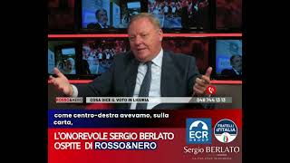 L’on Sergio Berlato interviene al programma RossoampNero [upl. by Asira]