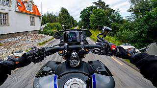 YAMAHA MT 09 SP WHEELIES POV  AKRAPOVIC EXHAUST [upl. by Eliot287]