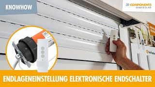 Endlageneinstellung FunkRollladenmotoren 3T45RB 3T35RB mit elektronischen Endschaltern 3TMOTORS [upl. by Ingra965]