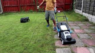 MAC ALLISTER MOWER LAWN CARE TECHNIQUE [upl. by Souza917]