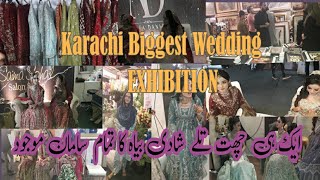 The Wedding Expo 2024  Expo Centre Karachi  Wedding Packages  Bridal Makeup  Mashaims world [upl. by Euqinimod]