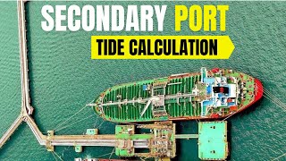 Standard and Secondary Ports tide calculation  Passage planning  Merchant navy knowledge [upl. by Maury]