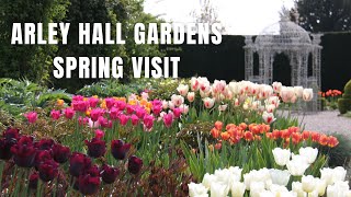 Arley Hall Gardens Spring Visit  Gardens to Visit in Cheshire  Historic Gardens of England [upl. by Ardnahcal295]