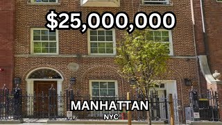 25000000 Manhattan Townhouse w Garden amp Roof Terrace  NYC Real Estate [upl. by Beesley394]