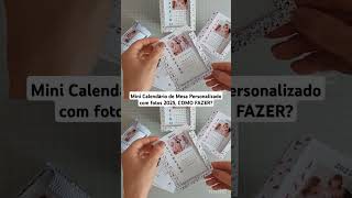 Que tal fazer um mini calendário de mesa personalizado 2025 calendário2025 calendário2025 [upl. by Galvin890]