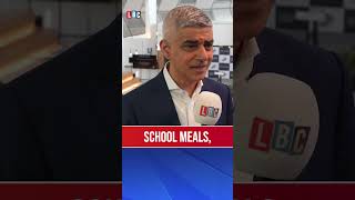 Sadiq Khans message to Londoners on historic win  LBC [upl. by Reisman]