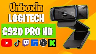 📷 Webcam Logitech C920S PRO HD Unboxin primeras impresiones y características [upl. by Violeta]