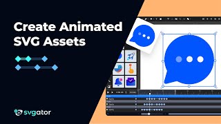 Create Animated SVG Assets  SVGator [upl. by Gylys764]