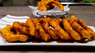 COMO PREPARAR PICARONES DE ZAPALLO Y CAMOTE RECETA FÁCIL A COCINAR [upl. by Newra]