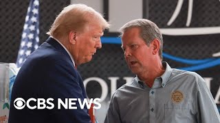 Kemp discusses relationship with Trump as tight Georgia race against Harris remains [upl. by Reinhold140]