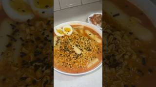 how I make my ramen 😍🍜 buldak buldakramen ramen food viralvideo [upl. by Rogerio]