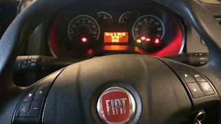 Fiat doblo van oil light flashing reset [upl. by Pogue929]