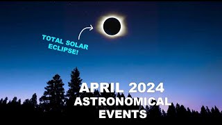 Dont Miss These Epic Sky Events on April 2024  Total Solar Eclipse amp Lyrid Meteor Shower Peak [upl. by Ardnaek400]