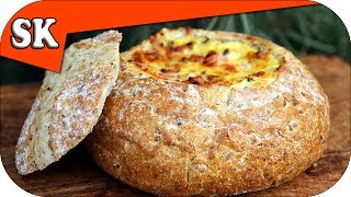 CHEESE DIP IN A COB LOAF  Series of Dips on Steves Kitchen [upl. by Aittam107]