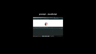 prompt в JavaScript [upl. by Anitnahs]