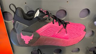 Under Armour Project Rock 6 Astro PinkBlack  Style Code 3026535600 [upl. by Toback794]