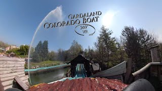 Gardaland Colorado Boat 360° VR POV Onride [upl. by Anuala]