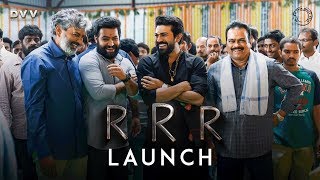 RRR Launch Video  NTR Ram Charan  SS Rajamouli [upl. by Romilly]