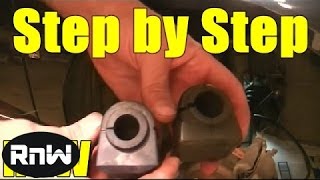 How to Replace Sway Bar Bushings [upl. by Aratal]