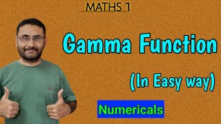 Gamma Function  Numericals  Maths 1  in हिन्दी [upl. by Voss]