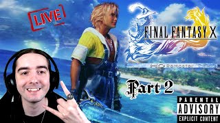 😈LIVE Final Fantasy X HD Remaster  Part 2  Kilika amp Luca [upl. by Haelahk]