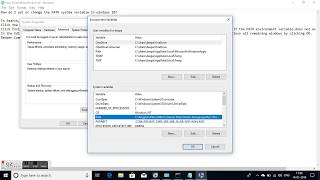 HowTo edit environment variables In Windows 10 [upl. by Eahcim]