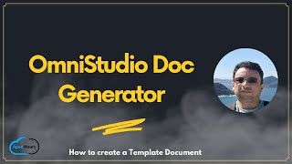 OmniStudio Doc Generator  Part 1 [upl. by Enywtna487]