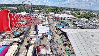 XXL Racer  GoetzkeBergmann Onride Video Gäubodenvolksfest Straubing 2024 [upl. by Annovy]